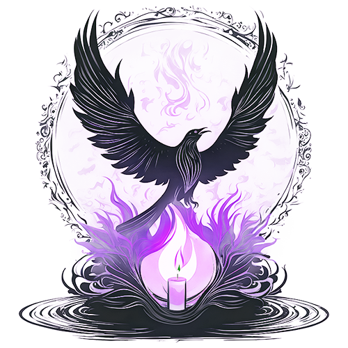 The Rising Flame Candles logo
