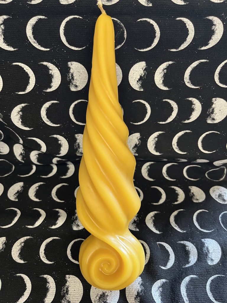 Spiral Beeswax Candle