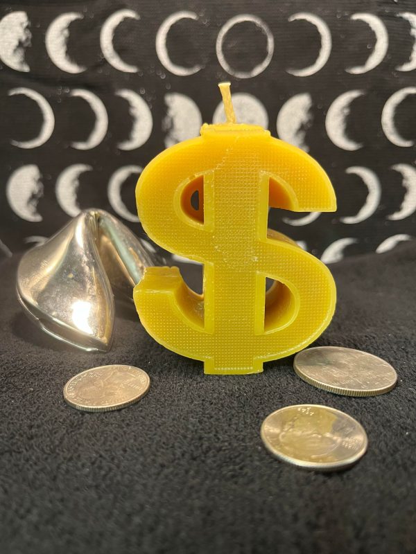 Dollar Sign Candle – Prosperity Manifestation Candle