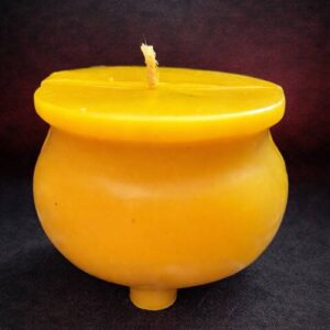 Cauldron Beeswax Candle