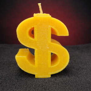 Dollar Sign Candle – Prosperity Manifestation Candle