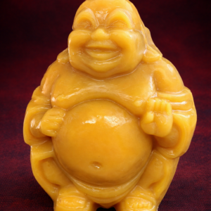 Laughing Buddha Beeswax Candle
