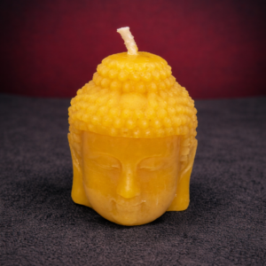 Mini Buddha Beeswax Candle