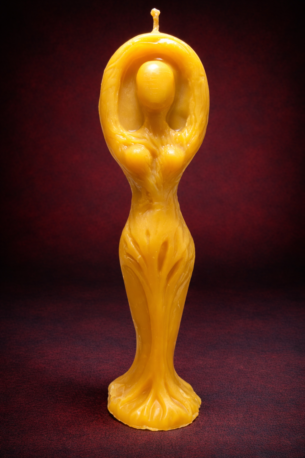 Tree Goddess Beeswax Candle