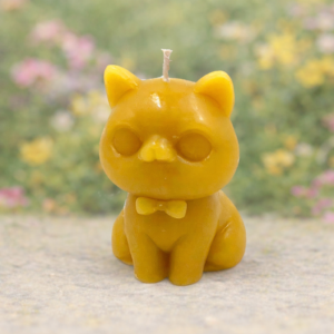 Cute Kitty Beeswax Candle