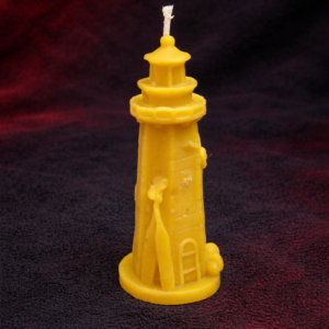 Lighthouse Beeswax Candle