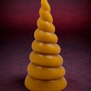 Pure Beeswax Fantasy Horn Candle