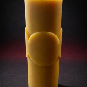 Triple Moon Beeswax Candle- Goddess Candle
